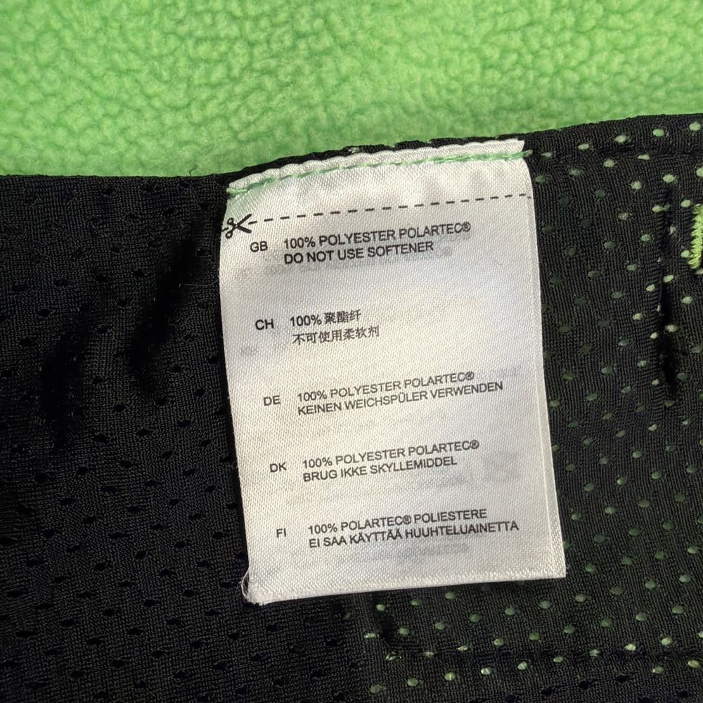 Haglofs Polartec Fleece Hooded Jacket Green Betula Women's Size Medium Zip Up - Picture 8 of 8
